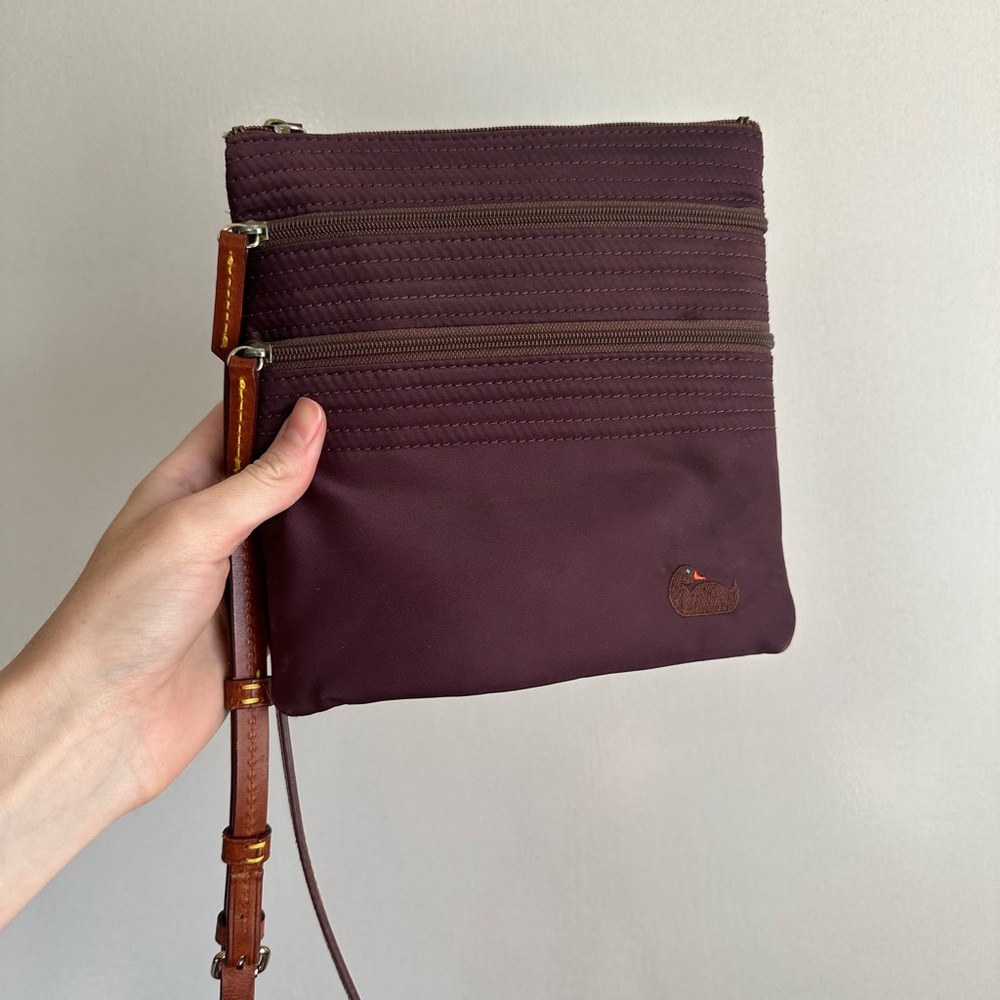 Dooney and Bourke North / South
Triple Zip Nylon Crossbody